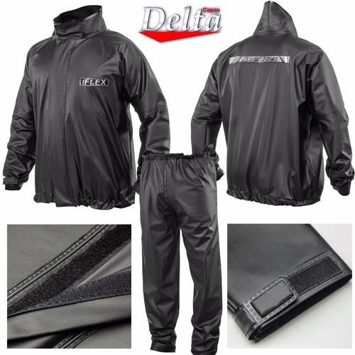 Capa De Chuva Motoqueiro Moto Boy Delta Flex - Xg