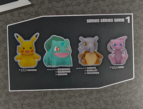 Pokemon Select Pack 4 Figuras De Vinilo 20cm Serie1 Jazwares (Usado)
