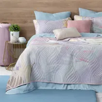 Comprar Juego De Edredón Doble Vista Con Fundas Set Sábanas King Size Pinsonic + sabanas RT Real Textil, Brianna