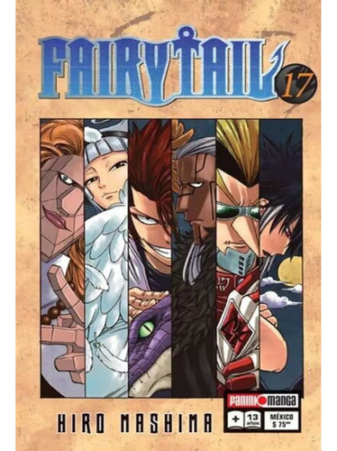 Fairy Tail N.17, De Hiro Mashima. Editorial Panini Manga, Tapa Blanda En Español