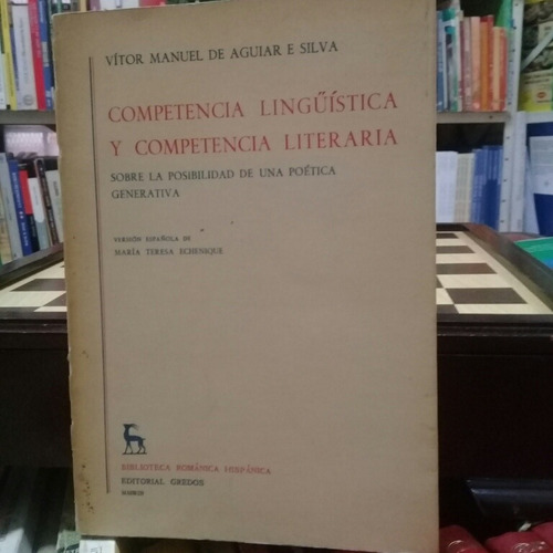 Libro Competencia Lingüística Y Competencia Literaria Gredos