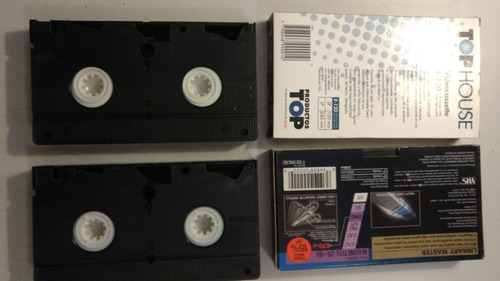 Lote De 4 Video Cassettes Vhs