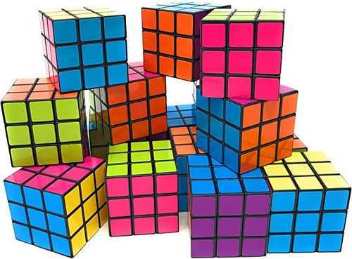 Bulk 24 Unidades De Cubitos De Puzzle Mágicos De Velocidad