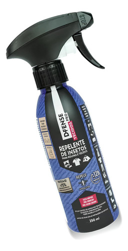 Repelente De Insetos Mosquitos D-fense Pro 250ml - Haxea