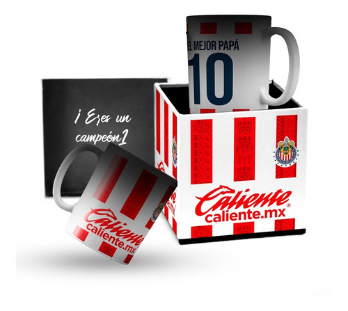 Taza Mágica Chivas Regalo De Cumpleaños Para Hombre Caja