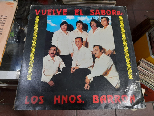 Lp Los Hnos Barron Vuelve El Sabor En Acetato,long Play