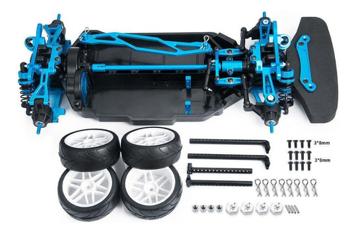 Kit De Estructura Metálica Para Coche Tamiya Tt02 Rc Drift 1