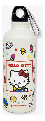 Garrafa Com Mosquetão Hello Kitty 500ml - Sanrio