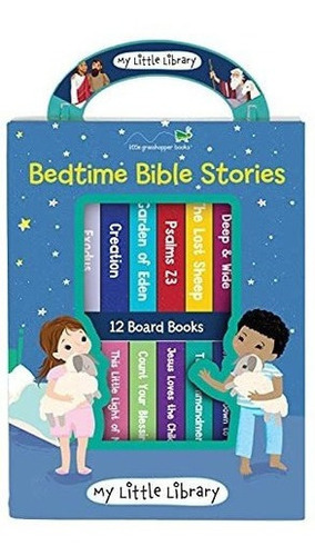 My Little Library Bedtime Bible Stories 12 Board..., De Little Grasshopper Bo. Editorial Publications International, Ltd. En Inglés