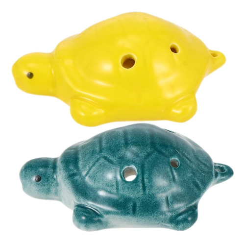 Instrumento Musical De Tortuga Pequeña Ocarina De 6 Agujeros