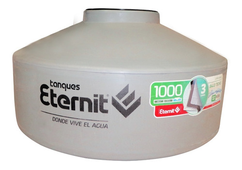 Tanque Agua Bajo Techo 1000litros Eternit Tricapa (h80 D152)