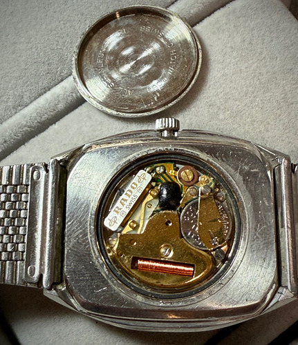 Reloj Rado Gold Vintage 711 5081-4 Quartz Original Plateado Plateado Crema (Usado)