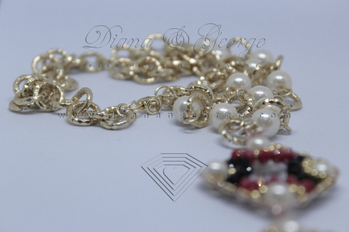 Collar Rombos De Cristal Diana & George