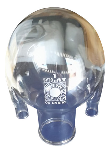 Balon Fondo Redondo 3 Bocas Cap. 1000 Ml Bocas Lisas