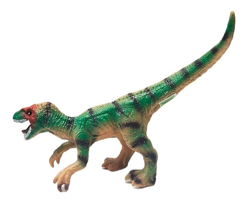 Dinosaurio Velociraptor Juguete Goma Soft  Sonido 16cm Wabro