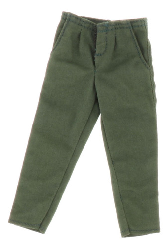 Ropa De Muñeca Masculina 1/12, Minipantalones, Traje Verde