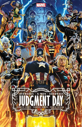 Comic Axe Avengers X-men Eternals Judgment Day Marvel Juicio