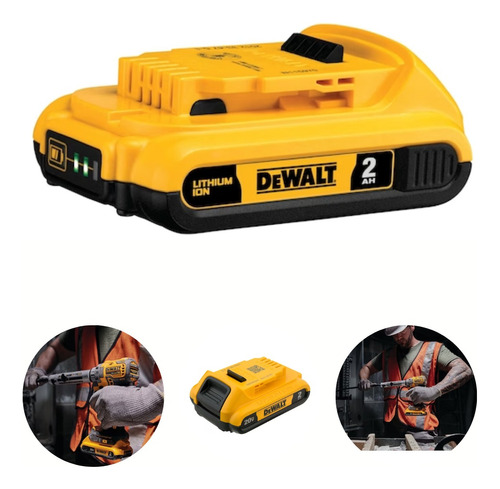 Bateria 20v Li-ion Compact Xr 2,0ah Dcb203-b3 Dewalt