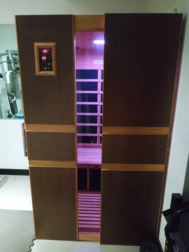 Sauna Rayos Infrarrojo Madera Y Calentones Al Carbon 2 Pers. (Usado)