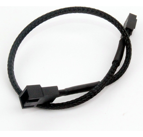 Cable Extensor Negro 4 Pines Pwm Para Ventilador Cpu 30cm
