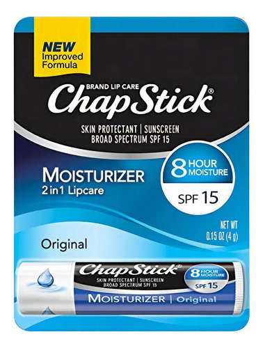 Balsamo Chapstick Lip Moisturizer 2 En 1 De Spf15 0.15 Oz/4g