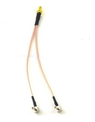 Cable Adaptador Sma Hembra Tipo Y Doble Ts9 Macho Rg316 15 C