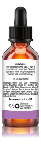 Sérum Truskin (b3) De Niacinamida Para Rosto 30 Ml Com Hialu