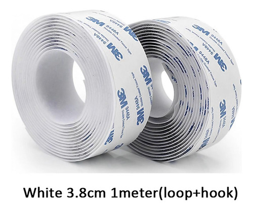 Banda Aro Y Lazo, Mxvkw-002, 2 Pzas, 38mm, 1m, Blanco, Rollo Color Blanco