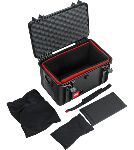 Hprc 4100 Hard Case With Soft Deck And Dividers (black/red)