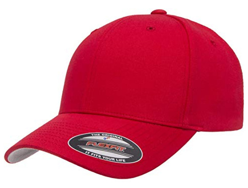 Flexfit Gorra Ajustada De Sarga De Algodón Unisex Para Adul