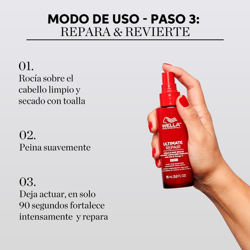 Kit Tratamiento Para Cabello Dañado Wella Ultimate 620 Ml