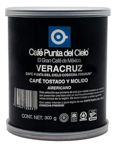 3 Latas Premium Veracruz Molido Café Punta Del Cielo