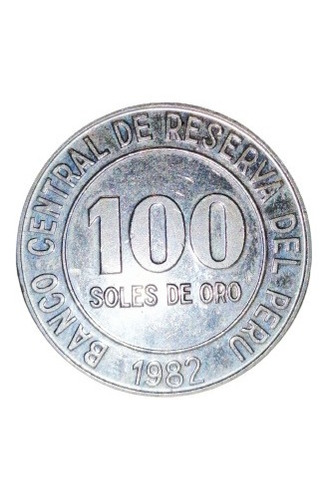 100 Soles De Oro Moneda Acuñada En Alemania Federal,sin Ceca