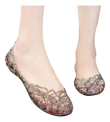 Sandalias Planas O Summer Hollow Out For Mujer, Zapatos Cas