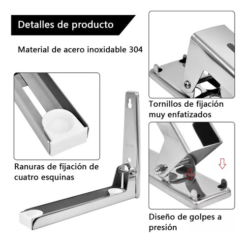 Soportes Plegables De Acero Inoxidable Para Microondas