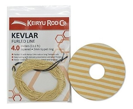 Señuelo - Keiryu Rod Co. Kevlar Furled Cónica Línea, 13.1 Fo