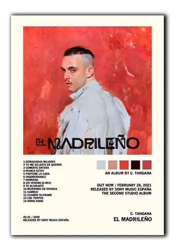 El Madrileño' de C. Tangana, el disco más vendido en España en 2021