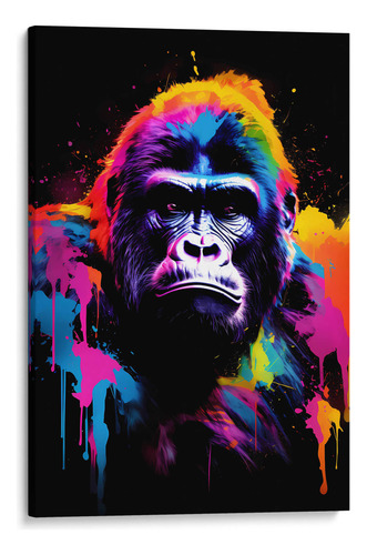 Canvas Lab Cuadro Gorila 30x45, Dominico Zafri