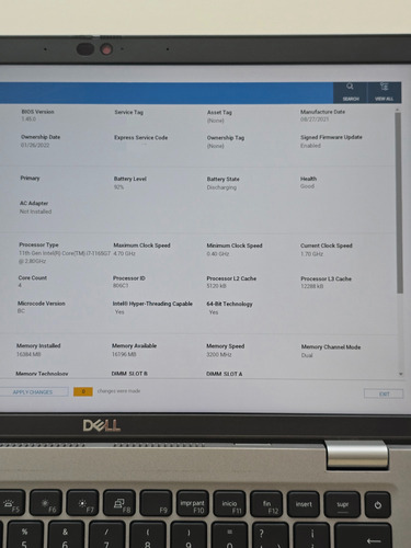 Dell Latitude 5420, Core I7, 16gb Ram, Ssd 500gb, Win 11 Pro Gris