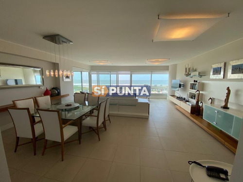 Venta Y Alquiler Temporario De Apartamento Esquinero En Torre Le Parc, Playa Brava