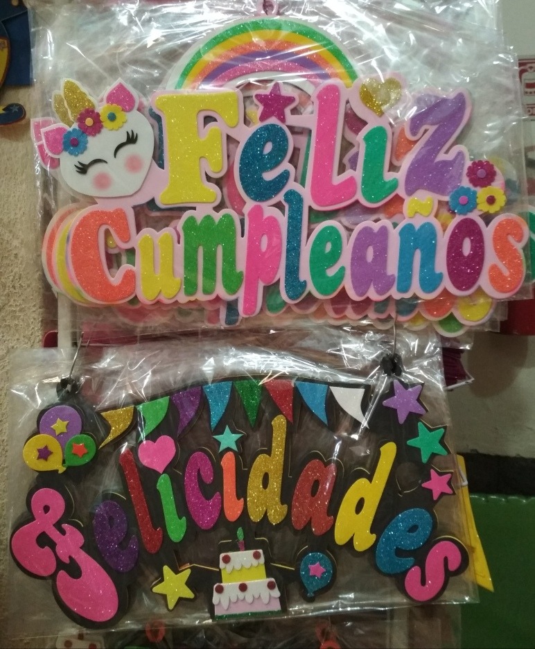 Feliz Cumpleaños Letrero De Foamy 28 Pzs Varios Modelos Fomi | Mercado