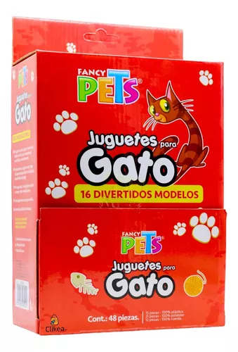 Fancy Pets  CAJA DE JUGUETES P/GATO - 48 PZ