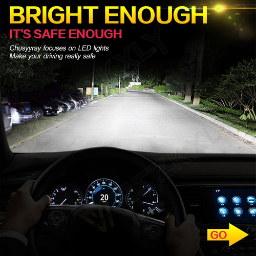 Led 9004 De 4 Lados, 24000 Lúmenes, Para Luces Altas Y Bajas