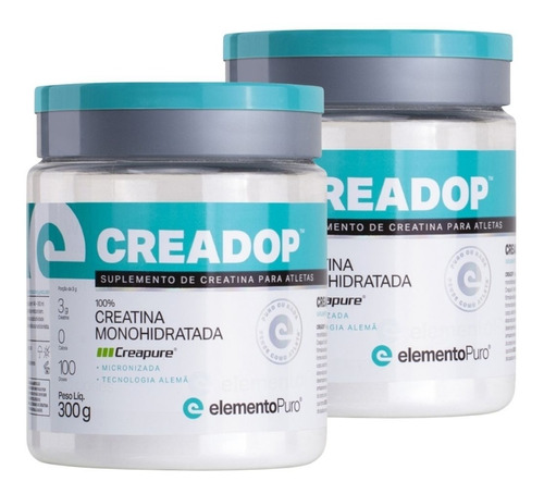 2x Creatina Creadop (300g) - Elemento Puro Creapure