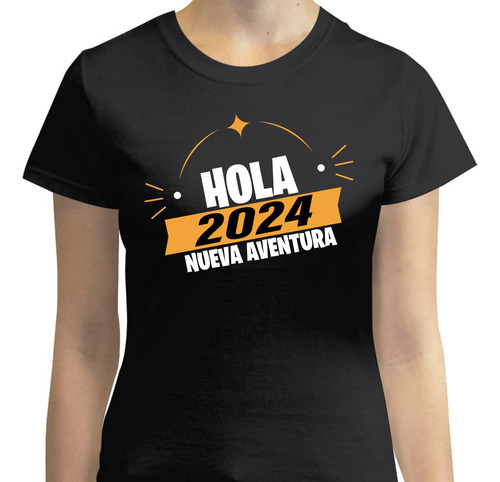 Playera Diseño Nueva Aventura - Año Nuevo 2024