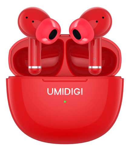 Audífonos Umidigi, Rojo/25 Hs De Uso/bluetooth