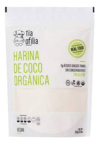 Harina De Coco Natural Orgánica Tía Ofilia 300g