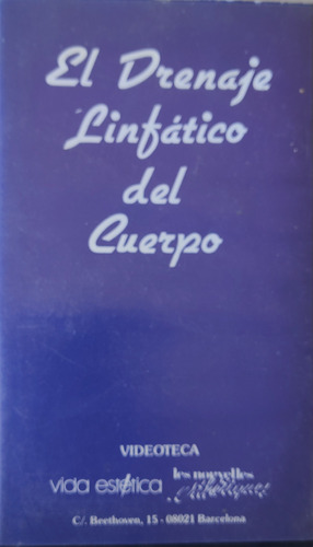 Curso De Drenaje Linfatico Del Cuerpo En Vhs (aa1165