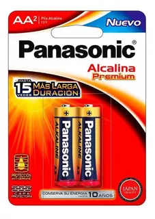 Pilas Alcalinas Panasonic 2a Blíster X2 (pack X 12 Blisters)