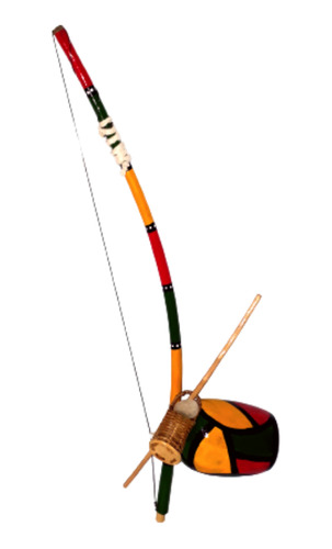 Berimbau Infantil Pintado Completo 80 Cm, Frete Gratis.